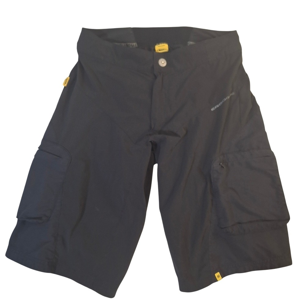 Mavic Ergoride Mens Black Cycling Mountain Bike Cargo Shorts Size Small M/M